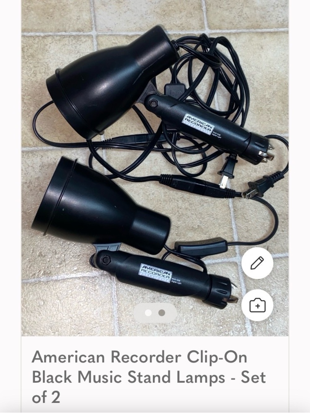 BY OF SET 2 AMERICAN RECORDER TECHNOLOGIES PHO-1030 DIGITAL LIGHT TWO VINTAGE